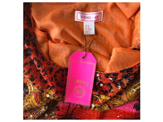 Neues Versace for H&M mini Kleid Leopardenprint - Ansicht 2