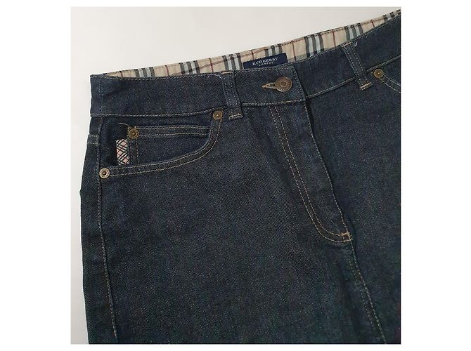 Falda vaquera Burberry azul - vista 2
