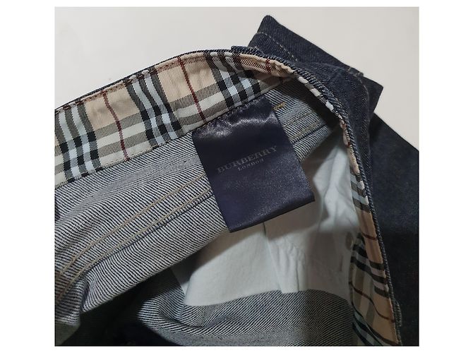 Falda vaquera Burberry azul - vista 3