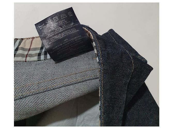 Falda vaquera Burberry azul - vista 4