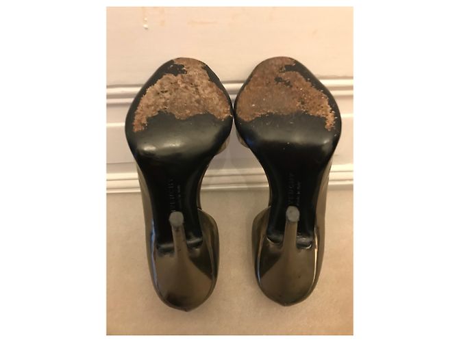 Zapatos de tacón Givenchy de cuero bronce punta abierta - vista 6
