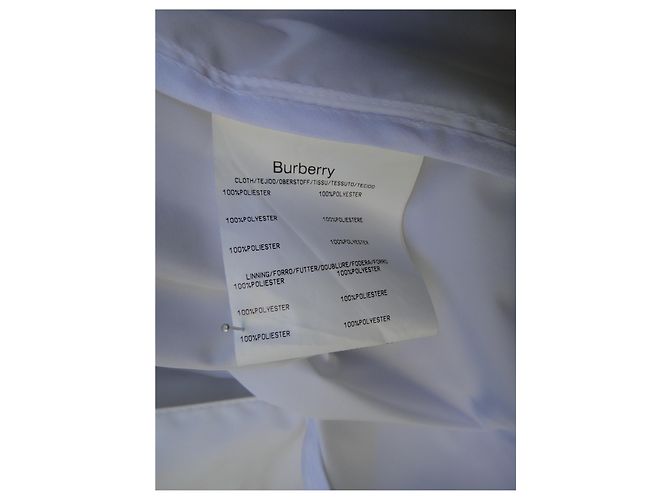 Burberry London Windjacke Größe M. Weiß - Ansicht 2