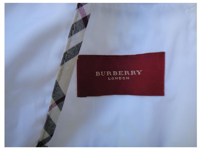 Burberry London Windjacke Größe M. Weiß - Ansicht 3