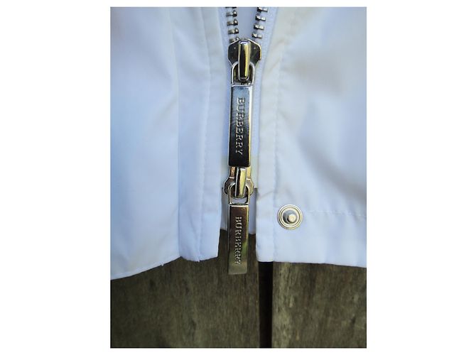 Burberry London Windjacke Größe M. Weiß - Ansicht 5