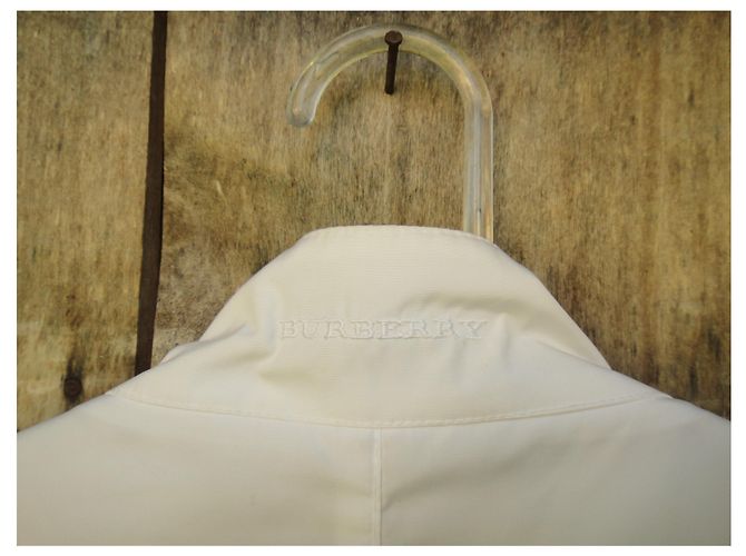Burberry London Windjacke Größe M. Weiß - Ansicht 9