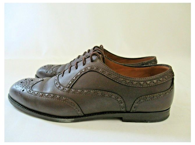 Scarpe brogue Bottega Veneta Edoardo Oxford Marrone - vista 6