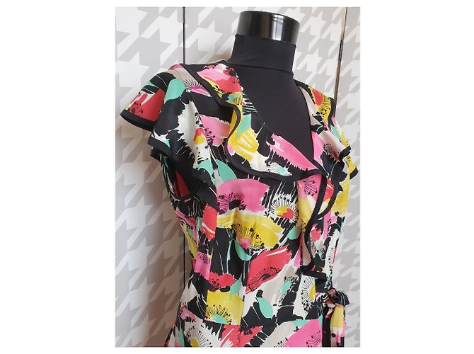 Blusa in seta Nanette Lepore Taglia 10 Multicolore - vista 2