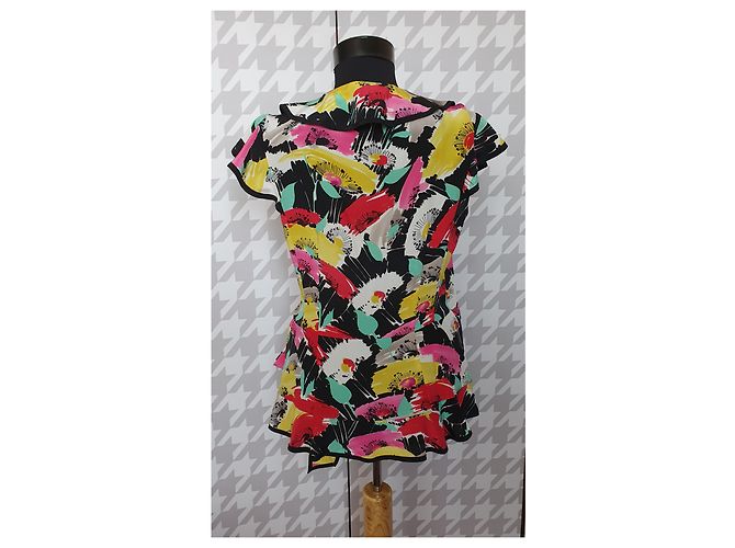Blusa in seta Nanette Lepore Taglia 10 Multicolore - vista 3