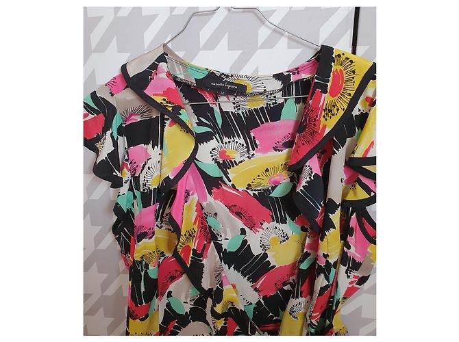 Blusa in seta Nanette Lepore Taglia 10 Multicolore - vista 4