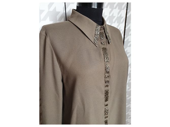Hôtel Particulier Camisa Amry Verde de Viscosa M - vista 2