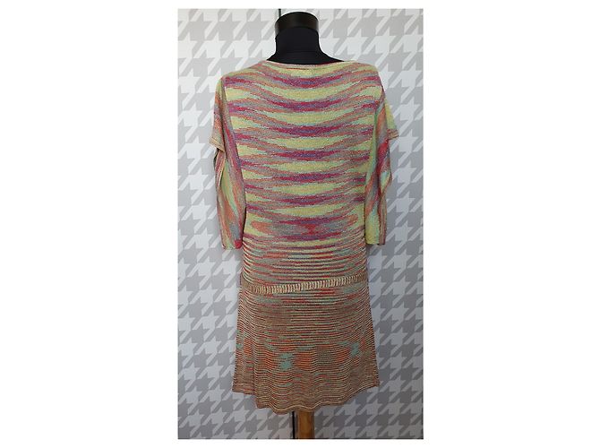 Túnica Georges Rech Efecto Metálico de Rayón Multicolor - vista 3