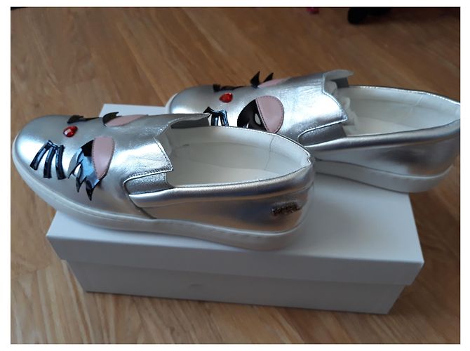 Karl Lagerfeld Scarpe Choupette Lagerfeld Argento - vista 3