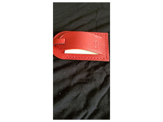Porta indirizzo Louis Vuitton Rosso Pelle - vista 2
