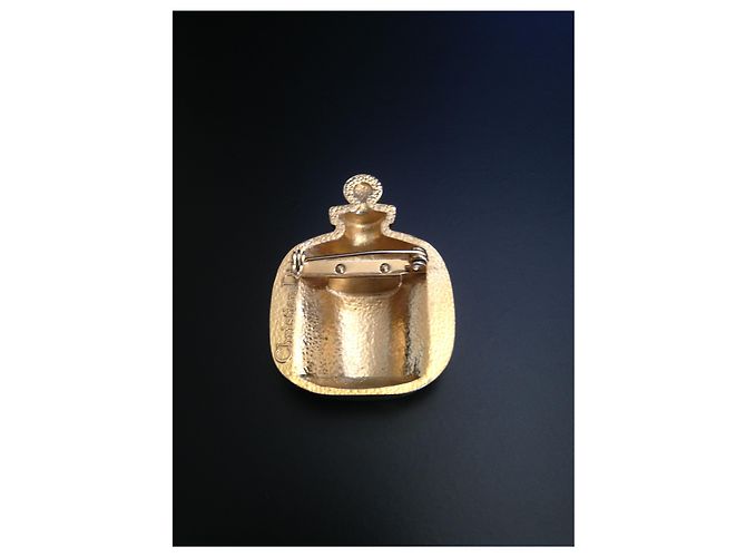 Spilla Christian Dior DUNE in metallo dorato D'oro - vista 2