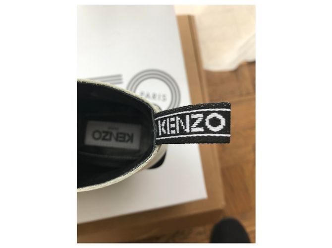 Botines Kenzo de cuero blanco - vista 6