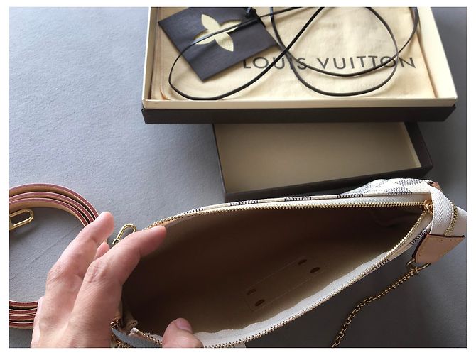 Louis Vuitton Eva Damier Azur Beige - vista 3