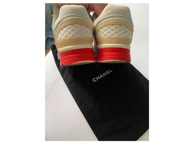Cambon Sneakers Chanel Beige - vista 3