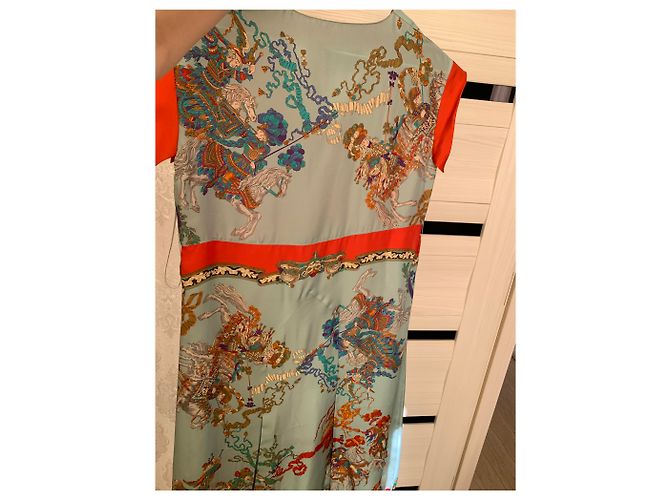 Gucci Seidenkleid Größe 36 Mehrfarben - Ansicht 3