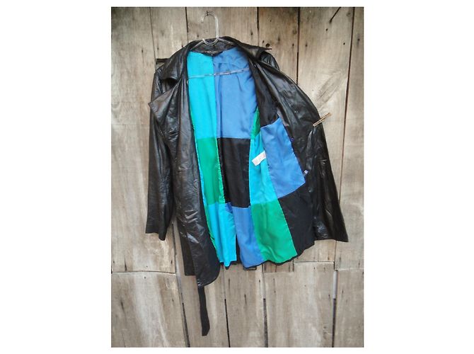 Gabardina de cuero Paul Smith talla XL Negro - vista 4