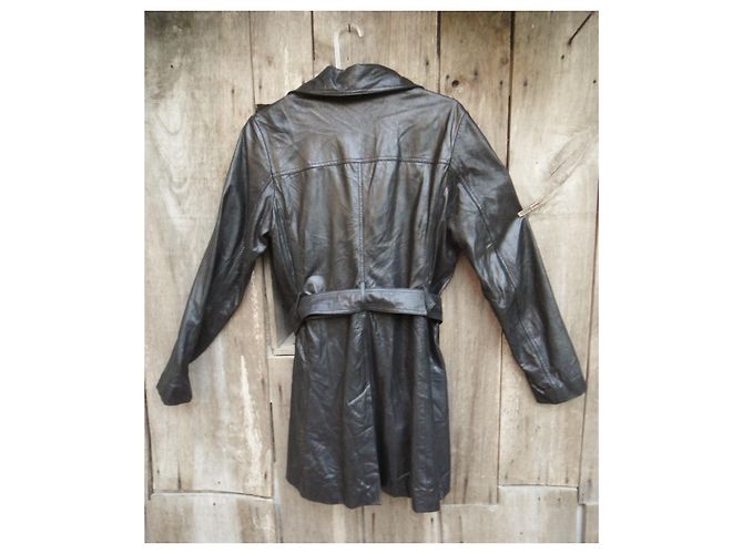 Gabardina de cuero Paul Smith talla XL Negro - vista 5