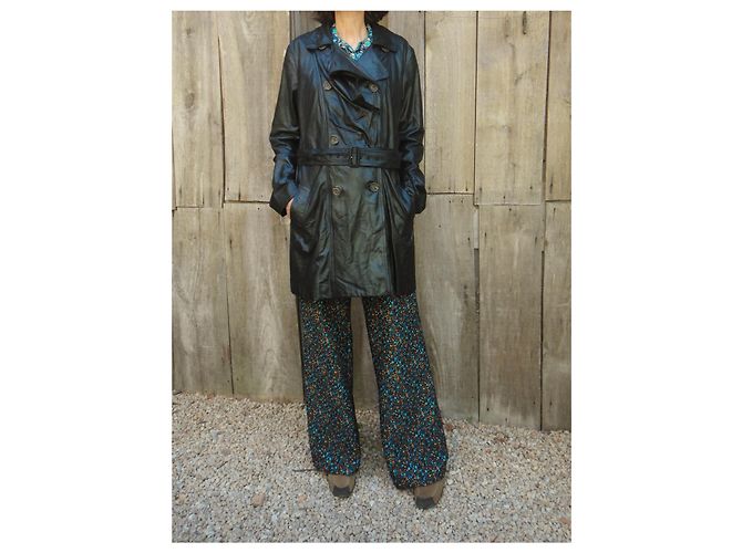 Gabardina de cuero Paul Smith talla XL Negro - vista 6