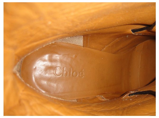 Botas con hebilla Chloé p 38,5 Negro - vista 2