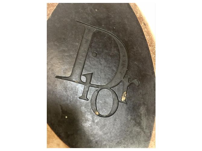 Mules Christian Dior en bronze - vue 10
