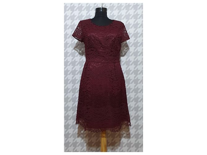 Hugo Boss Kayley Spitzenkleid lila - Ansicht 3