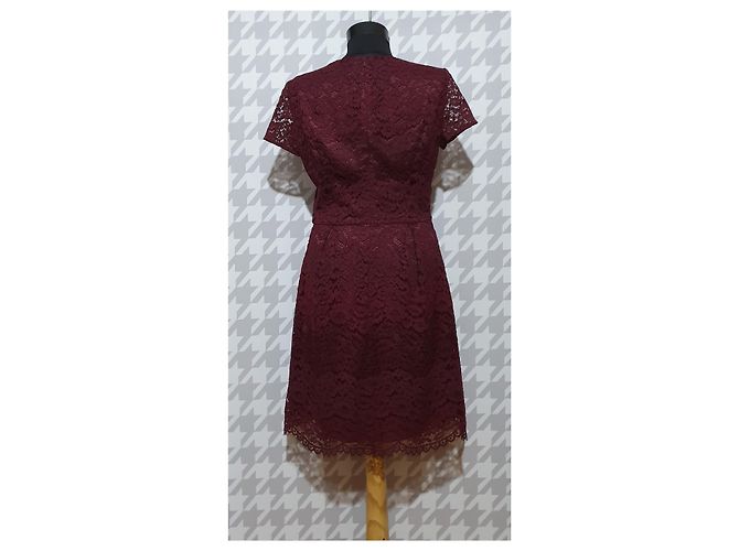 Hugo Boss Kayley Spitzenkleid lila - Ansicht 5