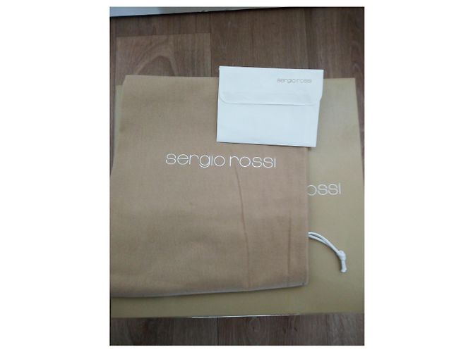 Sergio Rossi Leder Pumps Caramel Karamell - Ansicht 2