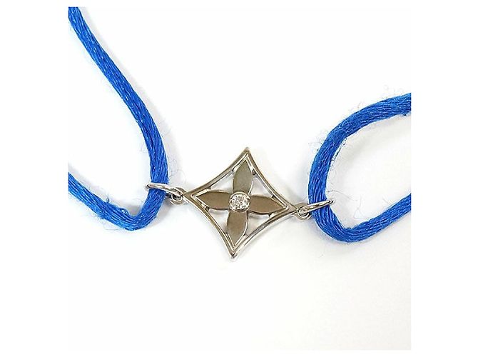 Louis Vuitton bracciale stella K18Braccialetto in cotone WG - vista 4