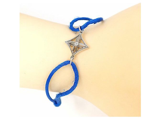 Louis Vuitton bracciale stella K18Braccialetto in cotone WG - vista 8