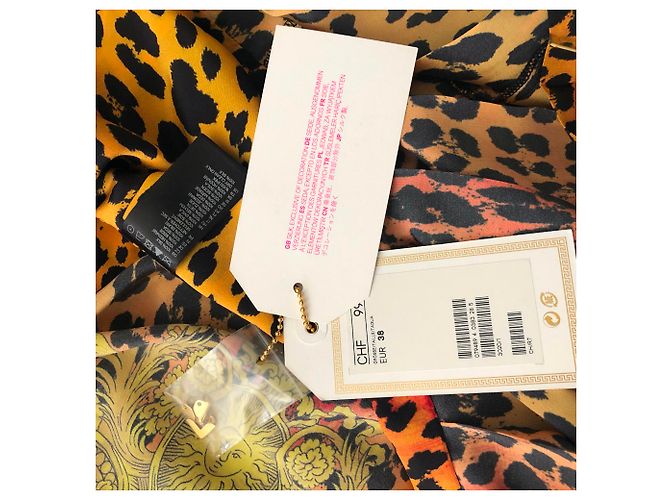 Versace for H&M new silk skirt with label Leopard print - view 18
