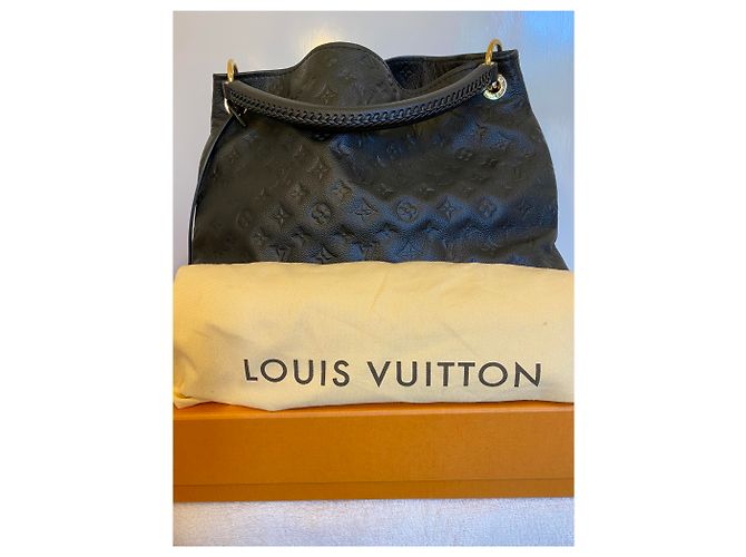 Louis Vuitton Artsy MM Monogram Empreinte Lather Nero - vista 2