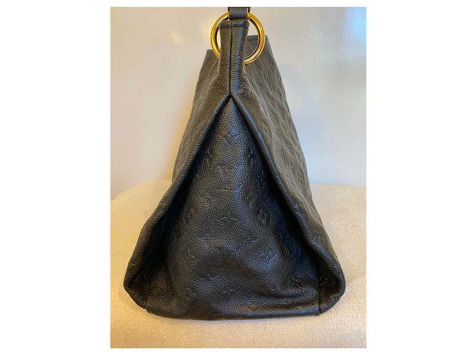 Louis Vuitton Artsy MM Monogram Empreinte Lather Nero - vista 4
