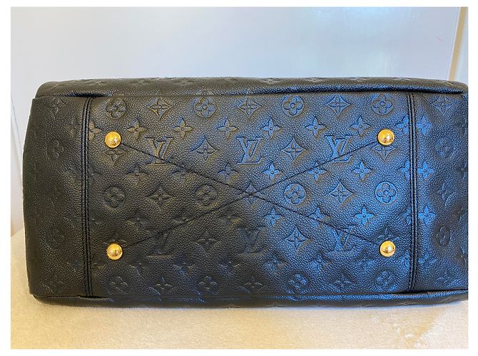 Louis Vuitton Artsy MM Monogram Empreinte Lather Nero - vista 6
