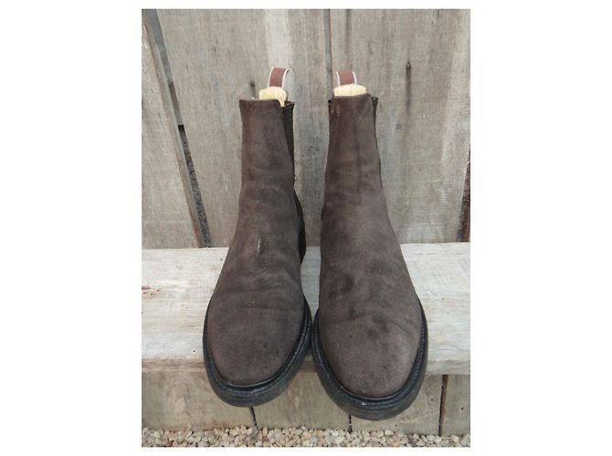 Stivaletti Chelsea Joseph Fenestrier p 40 Marrone scuro - vista 4
