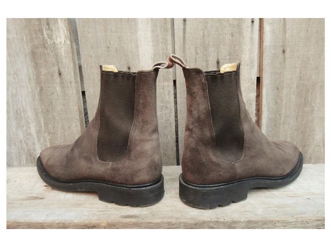 Stivaletti Chelsea Joseph Fenestrier p 40 Marrone scuro - vista 5