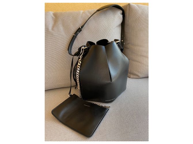 Alexander McQueen Beuteltasche schwarz - Ansicht 3