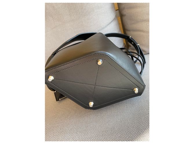 Alexander McQueen Beuteltasche schwarz - Ansicht 6