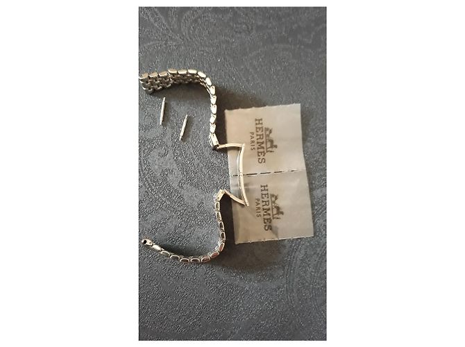 Pulsera de acero Hermès para reloj cap cap Plata - vista 3