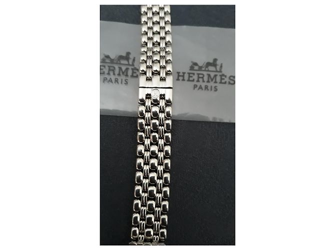 Pulsera de acero Hermès para reloj cap cap Plata - vista 4