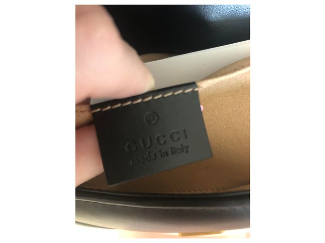 Borsa a mano Gucci Marmont Mini in pelle nera Nero - vista 5