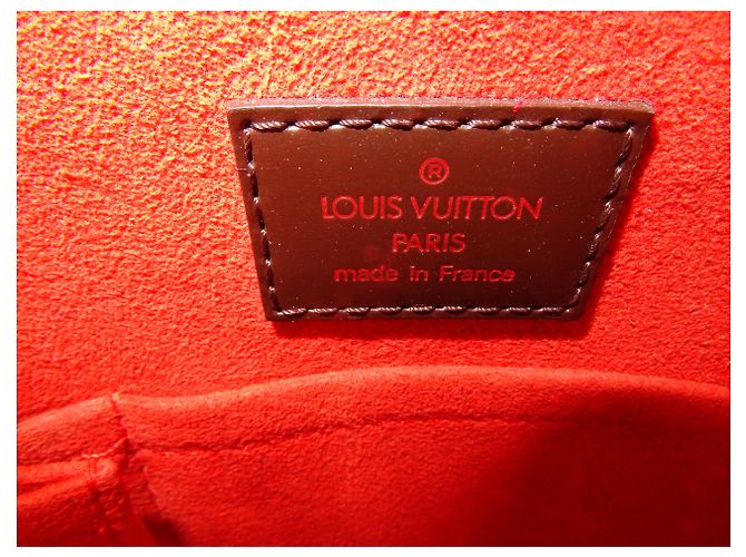 Borsa Louis Vuitton Ipanema GM Damier Ebano - vista 5