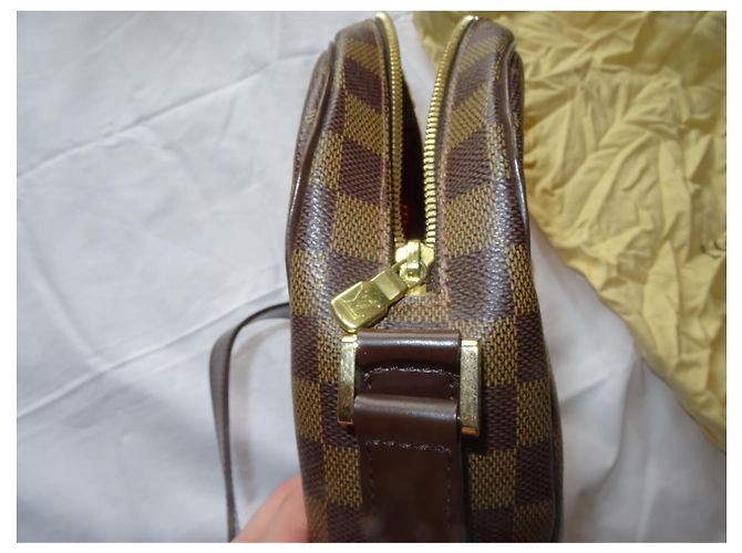 Borsa Louis Vuitton Ipanema GM Damier Ebano - vista 6