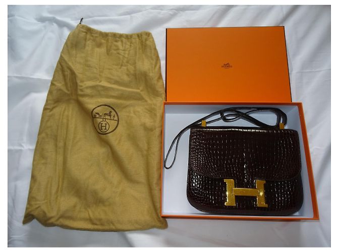 Hermès Constance Castanho escuro - vista 8