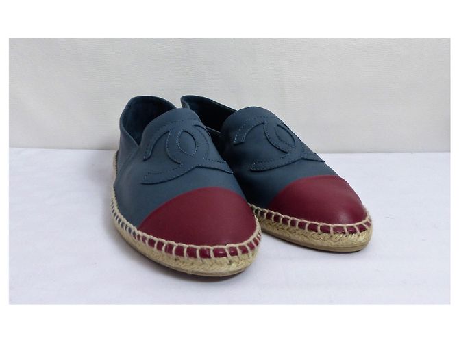 Chanel Espadrilles aus Lammleder Blau Größe 38 - Ansicht 2