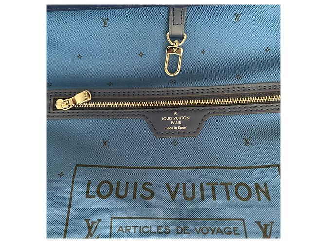 Collezione Louis Vuitton Neverfull MM Escale Azur estate 2020 Blu - vista 6