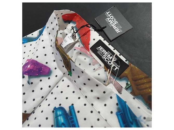 Falda Jeremy Scott Estampado de Pistolas de Juguete Algodón Talla 38 Multicolor - vista 6