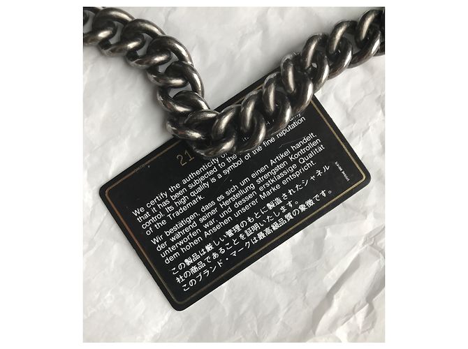 Chanel Borsa con patta Boy media w / card Blu navy Blu scuro - vista 3